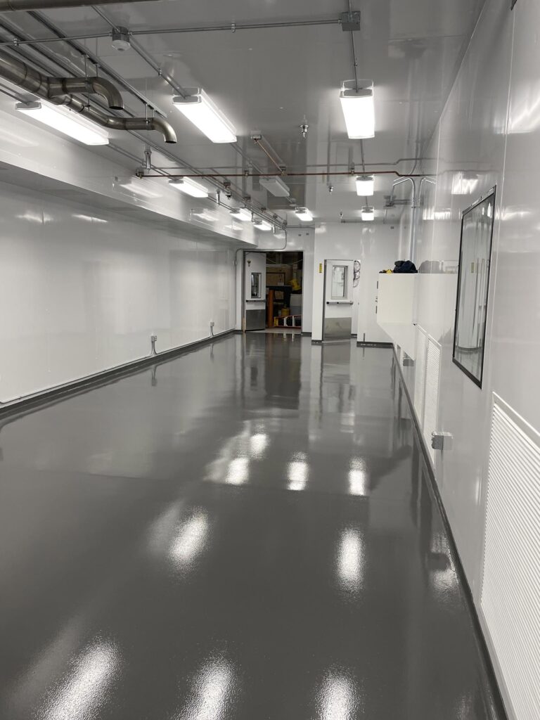 Dry Room / Clean Room - 1/4” thick ESD epoxy