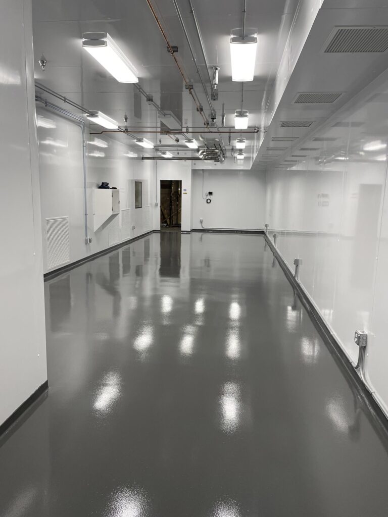 Dry Room / Clean Room - 1/4” thick ESD epoxy