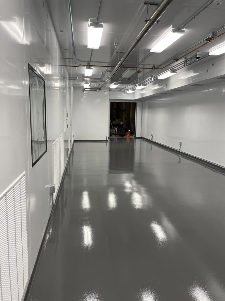 Dry Room / Clean Room - 1/4” thick ESD epoxy