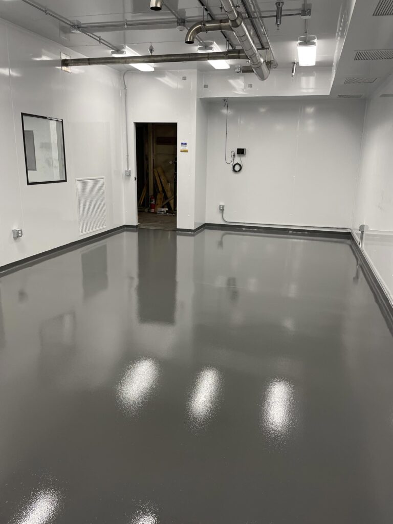 Dry Room / Clean Room - 1/4” thick ESD epoxy