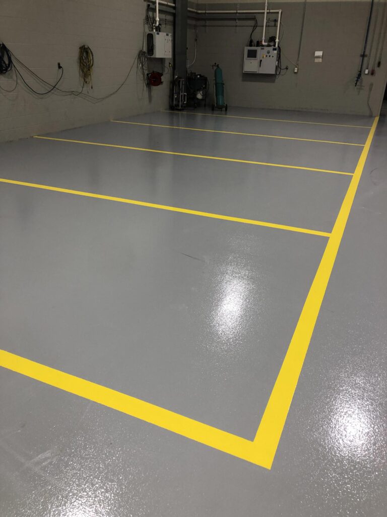 Epoxy Floor Striping